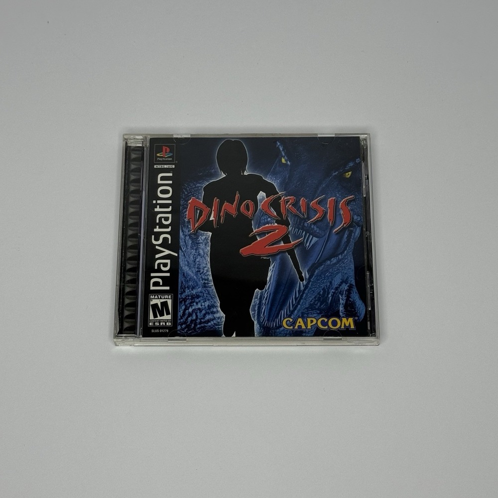 Dino Crisis 2 (Sony PlayStation 1, 2000) PS1 CIB w/ Reg Card Tested Working
